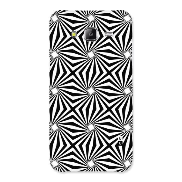 Monochromatic Swirls Back Case for Samsung Galaxy J5