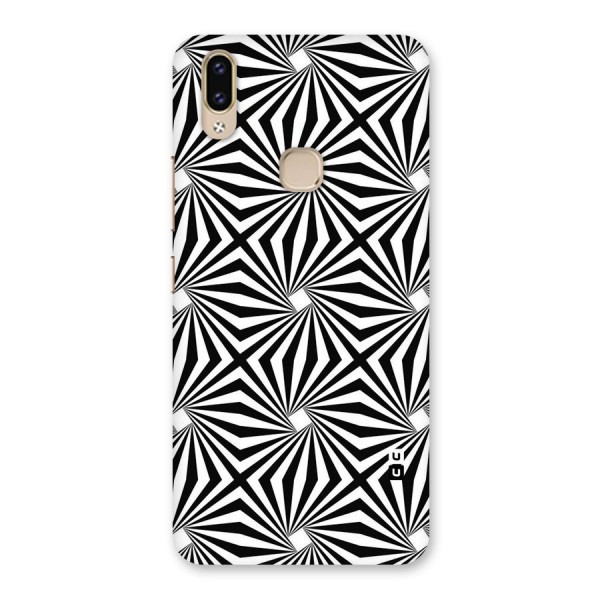 Monochromatic Swirls Back Case for Vivo V9