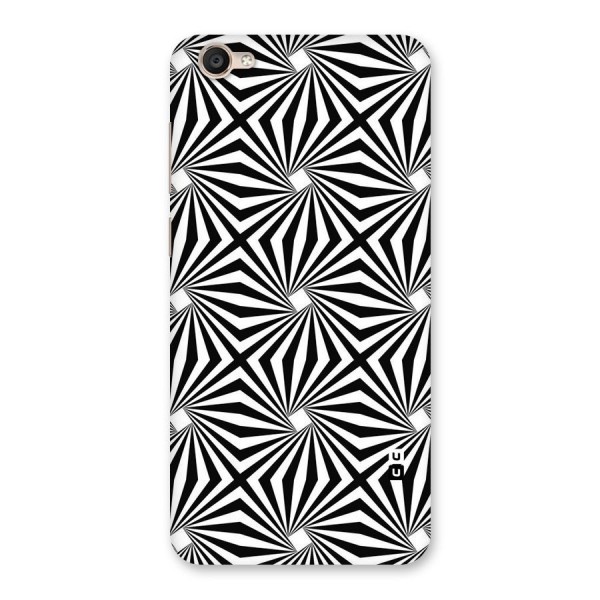 Monochromatic Swirls Back Case for Vivo Y55s