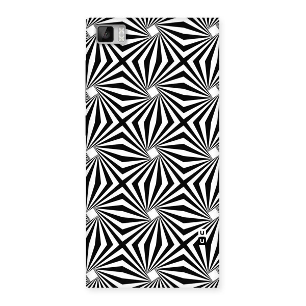 Monochromatic Swirls Back Case for Xiaomi Mi3