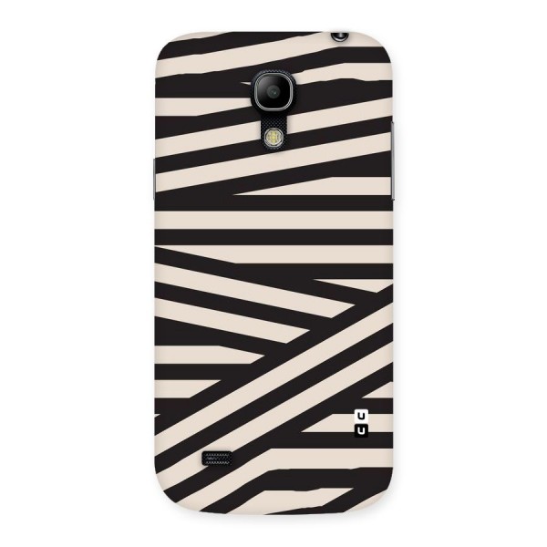 Monochrome Lines Back Case for Galaxy S4 Mini