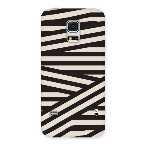 Monochrome Lines Back Case for Galaxy S5 Mini