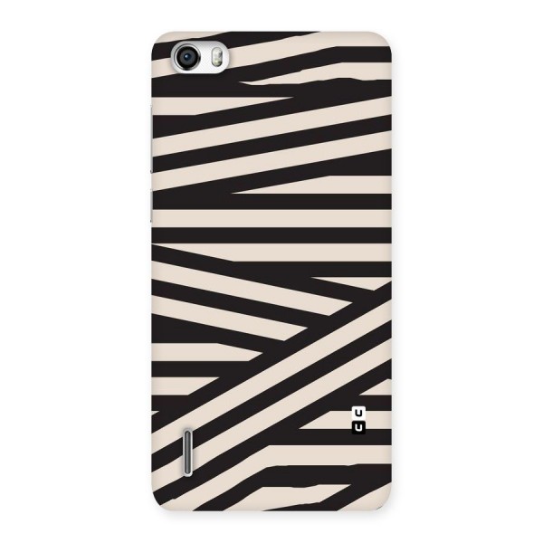 Monochrome Lines Back Case for Honor 6