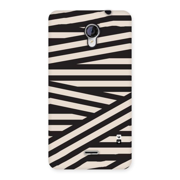 Monochrome Lines Back Case for Micromax Unite 2 A106