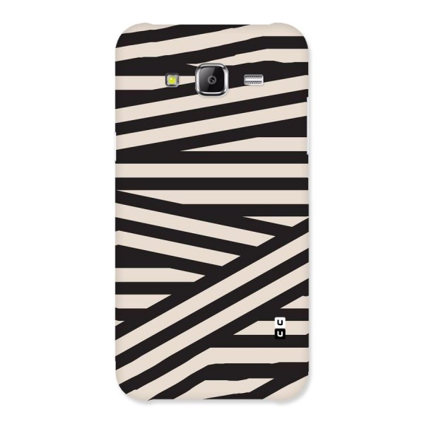 Monochrome Lines Back Case for Samsung Galaxy J5