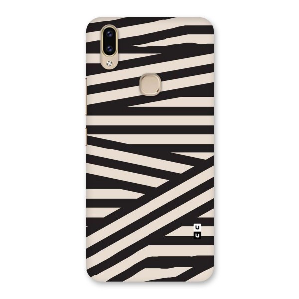 Monochrome Lines Back Case for Vivo V9