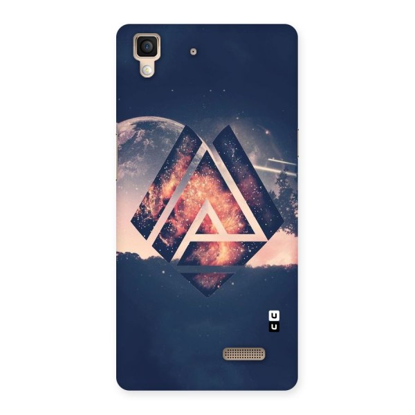 Moon Abstract Back Case for Oppo R7