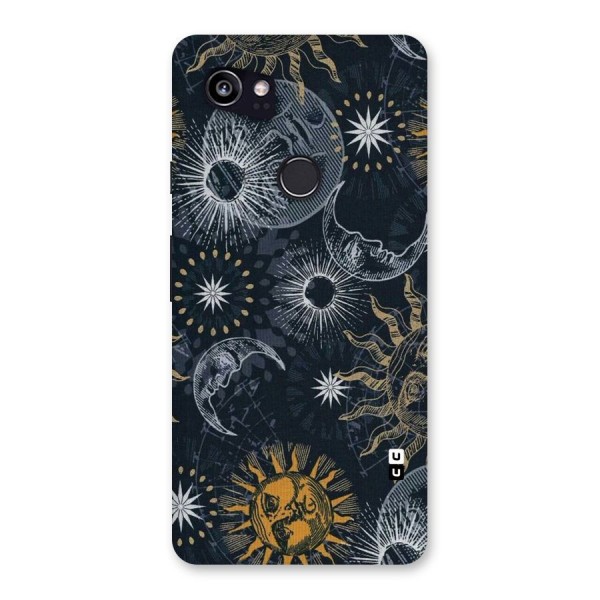 Moon And Sun Back Case for Google Pixel 2 XL