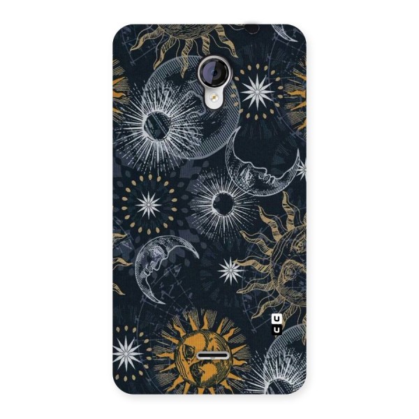 Moon And Sun Back Case for Micromax Unite 2 A106