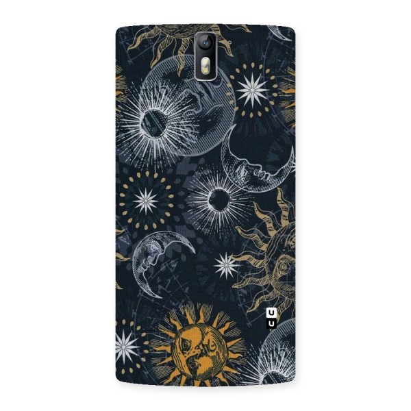 Moon And Sun Back Case for One Plus One