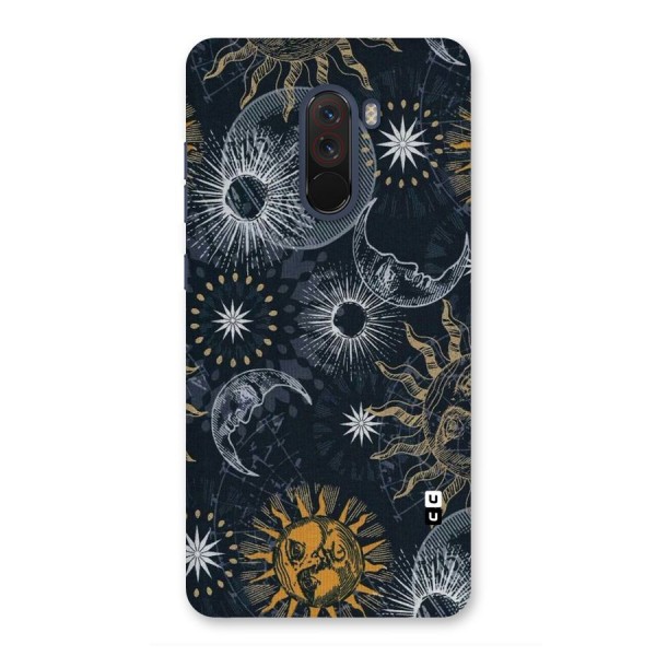 Moon And Sun Back Case for Poco F1