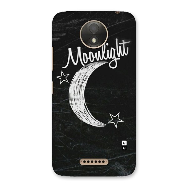 Moon Light Back Case for Moto C Plus