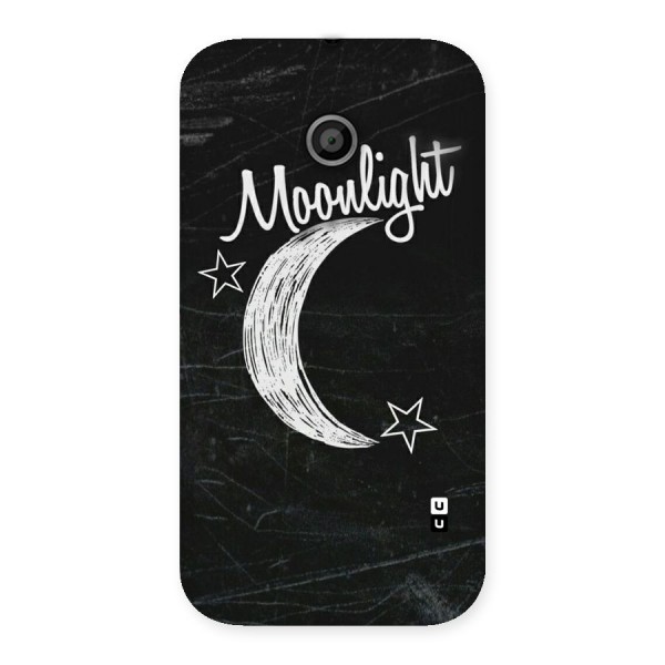 Moon Light Back Case for Moto E