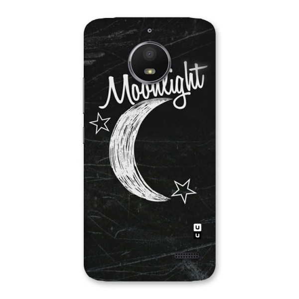 Moon Light Back Case for Moto E4