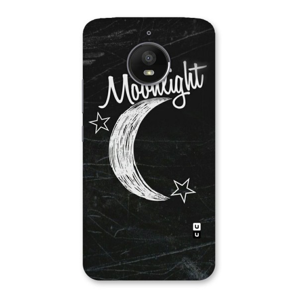 Moon Light Back Case for Moto E4 Plus