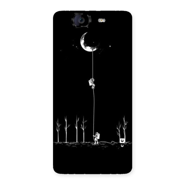 Moon Man Back Case for Canvas Knight A350