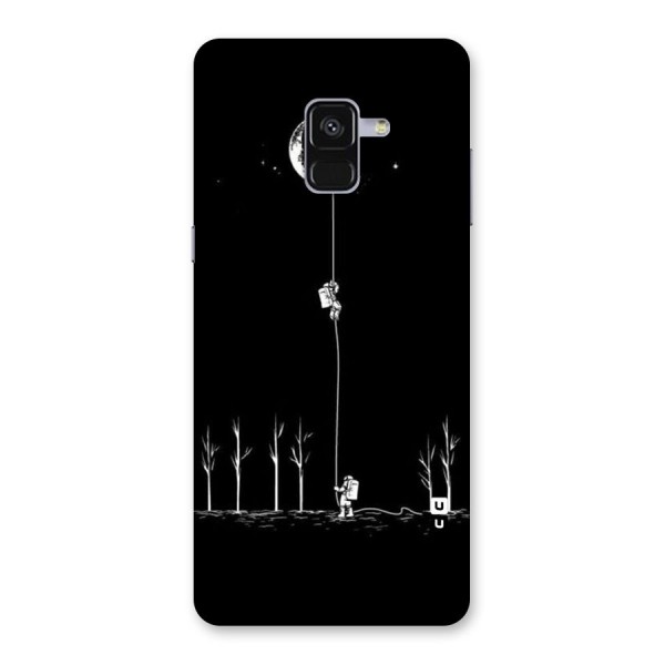 Moon Man Back Case for Galaxy A8 Plus