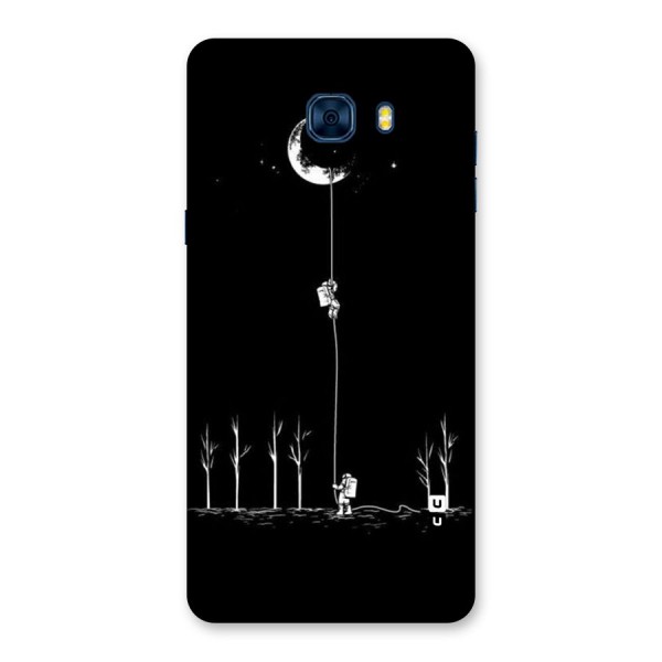 Moon Man Back Case for Galaxy C7 Pro