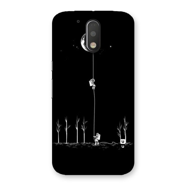 Moon Man Back Case for Motorola Moto G4