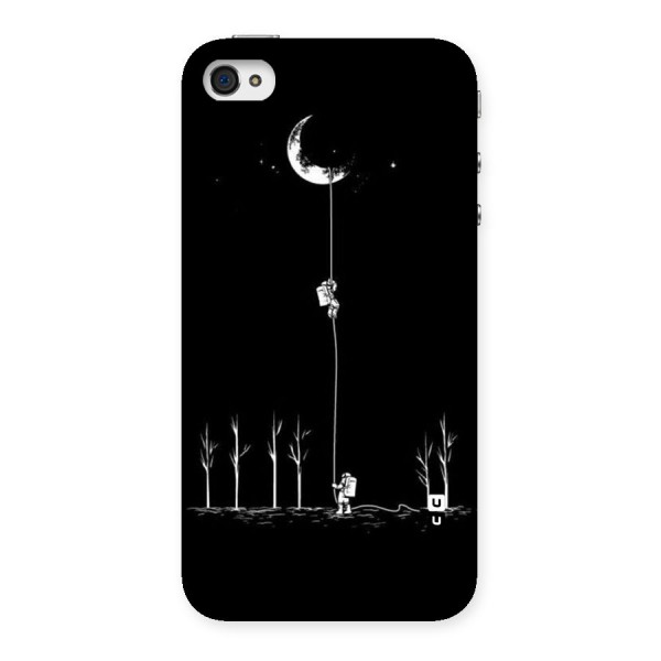 Moon Man Back Case for iPhone 4 4s