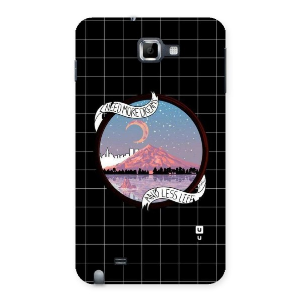 More Dreams Back Case for Galaxy Note