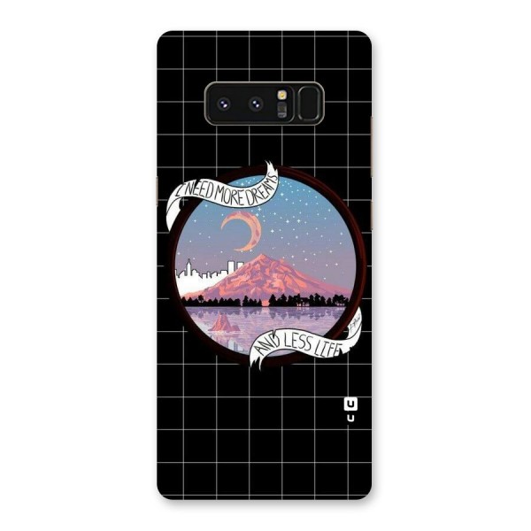 More Dreams Back Case for Galaxy Note 8