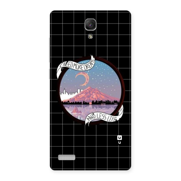 More Dreams Back Case for Redmi Note