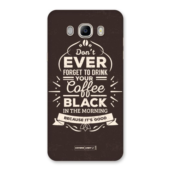 Morning Coffee Love Back Case for Galaxy On8