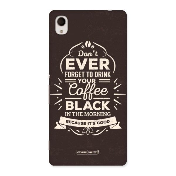 Morning Coffee Love Back Case for Xperia M4 Aqua