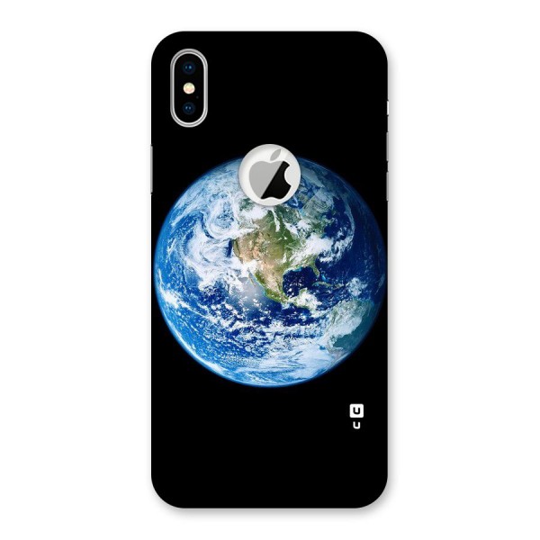 Mother Earth Back Case for iPhone XS Logo Cut