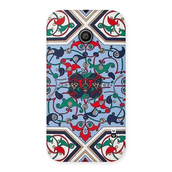 Multi Block Pattern Back Case for Moto E