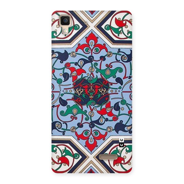 Multi Block Pattern Back Case for Oppo R7