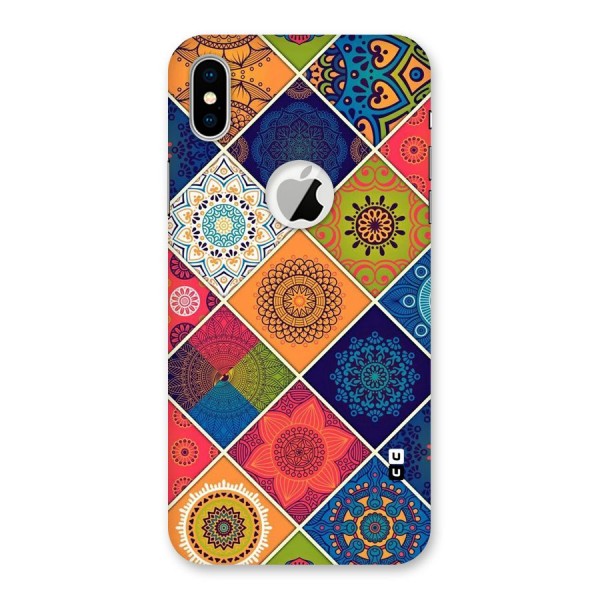 Multi Designs Back Case for iPhone XS Logo Cut