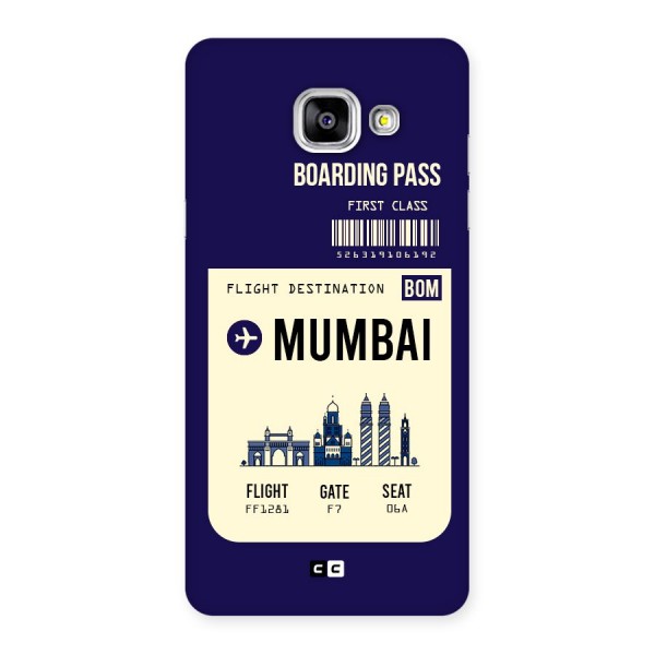 Mumbai Boarding Pass Back Case for Galaxy A5 2016