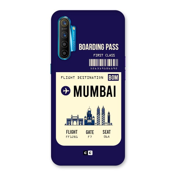 Mumbai Boarding Pass Back Case for Realme XT