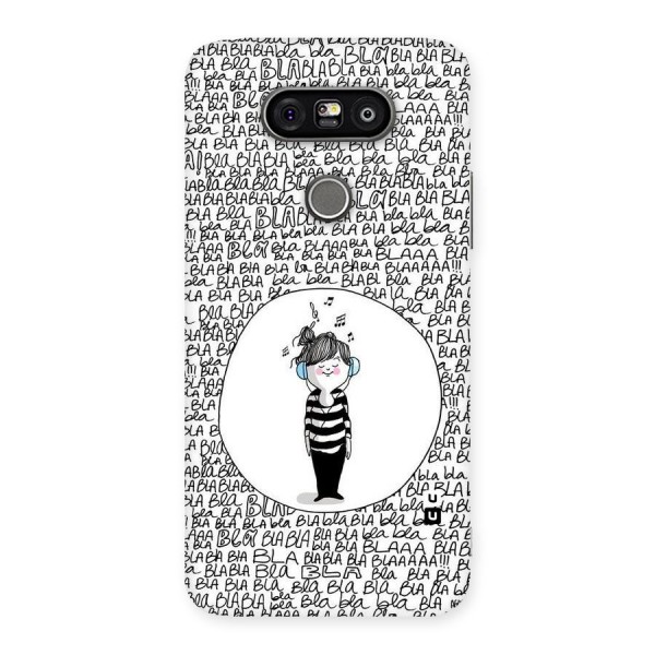 Music And Bla Bla Back Case for LG G5