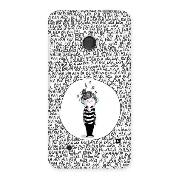 Music And Bla Bla Back Case for Lumia 530