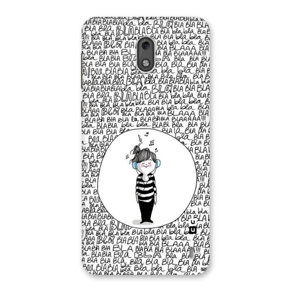 Music And Bla Bla Back Case for Nokia 2