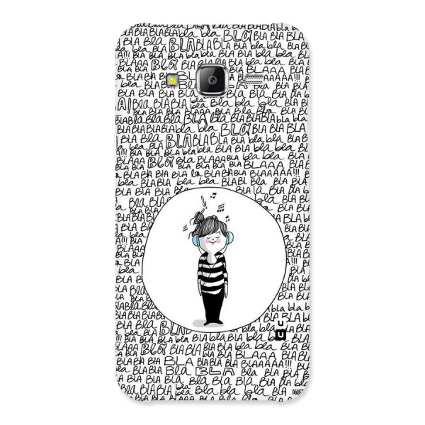 Music And Bla Bla Back Case for Samsung Galaxy J5