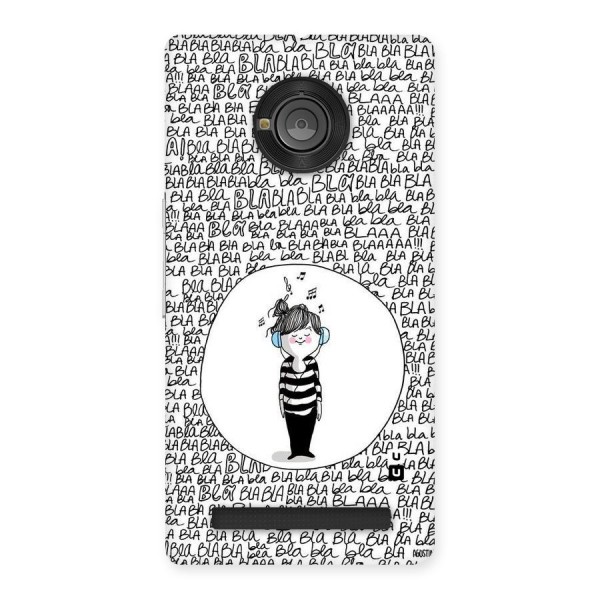 Music And Bla Bla Back Case for Yu Yuphoria