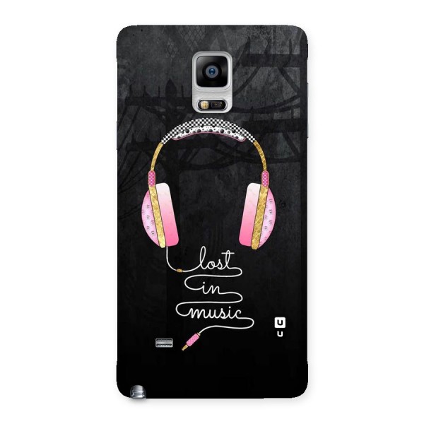 Music Lost Back Case for Galaxy Note 4