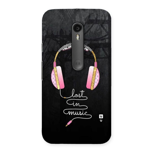 Music Lost Back Case for Moto G3