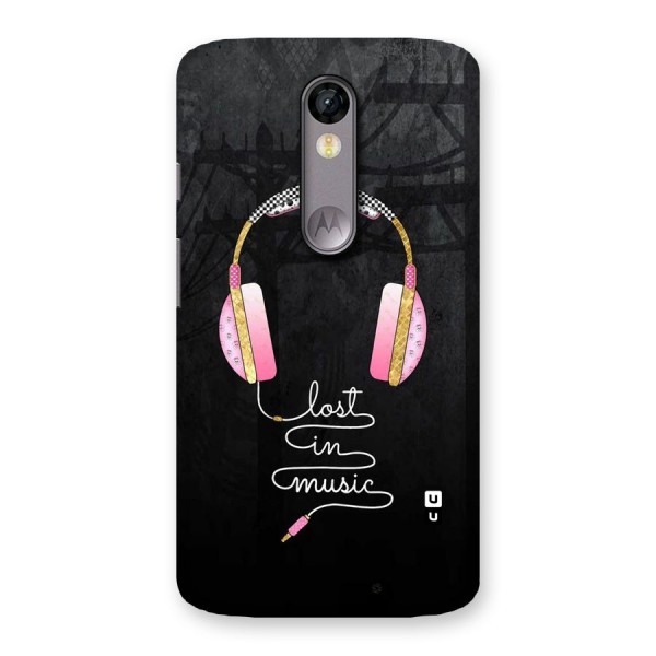 Music Lost Back Case for Moto X Force