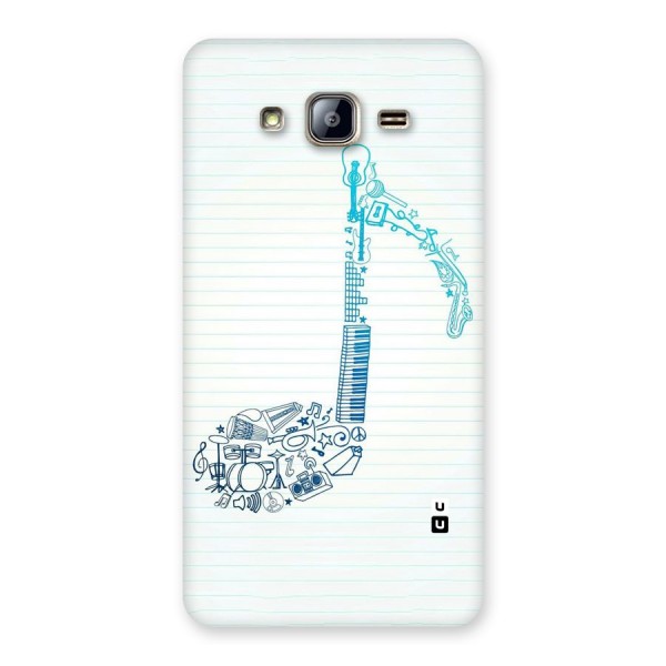 Music Note Design Back Case for Galaxy On5