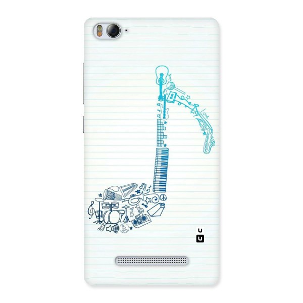 Music Note Design Back Case for Xiaomi Mi4i