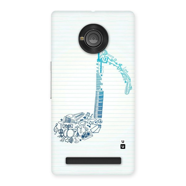 Music Note Design Back Case for Yu Yuphoria