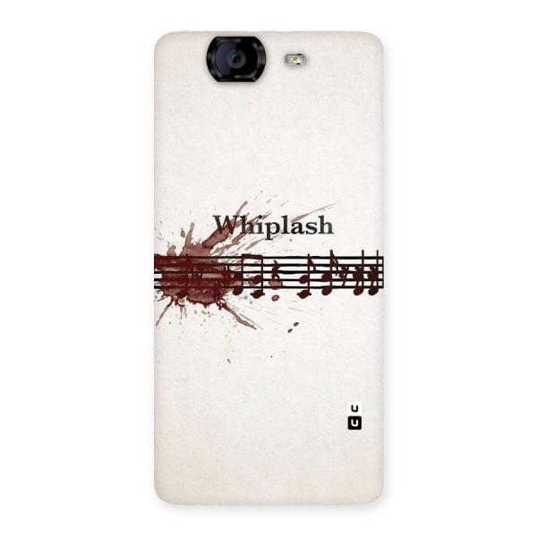 Music Notes Splash Back Case for Canvas Knight A350