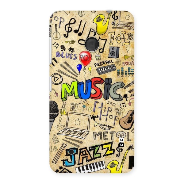 Music Pattern Back Case for Lumia 530