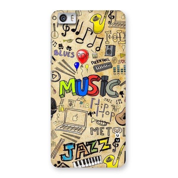 Music Pattern Back Case for Xiaomi Redmi Mi5