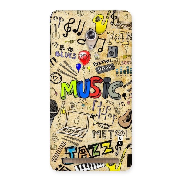 Music Pattern Back Case for Zenfone 6